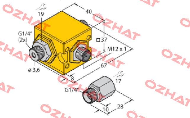 FCIC-G1/4A4P-PL-H1141/2.0 Turck