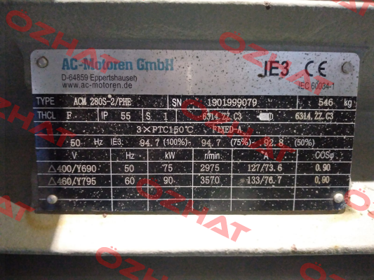 ACM 280 S-2 / PHE AC Motoren