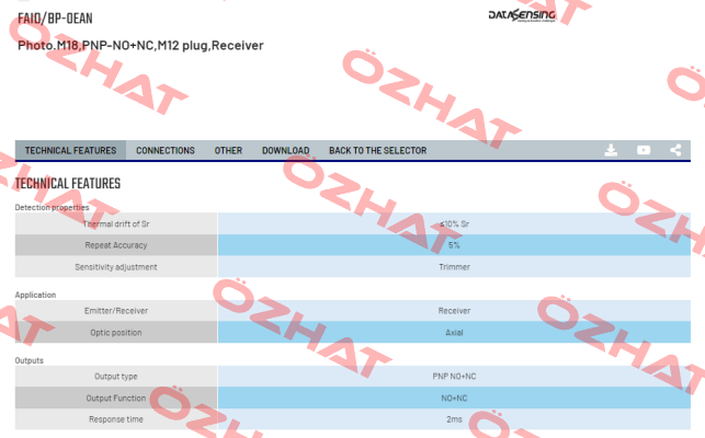 FAID/BP-0EAN Micro Detectors / Diell (now Datasensing)