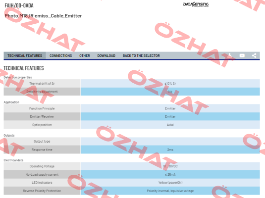 FAIH/00-0ADA Micro Detectors / Diell (now Datasensing)