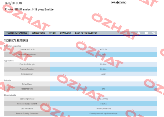 FAIH/00-0EAN Micro Detectors / Diell (now Datasensing)