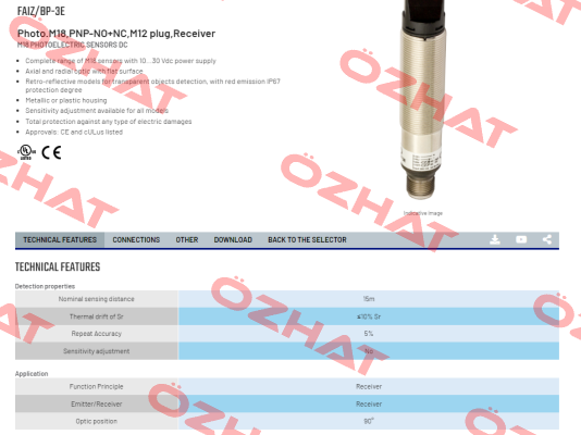 FAIZ/BP-3E Micro Detectors / Diell (now Datasensing)