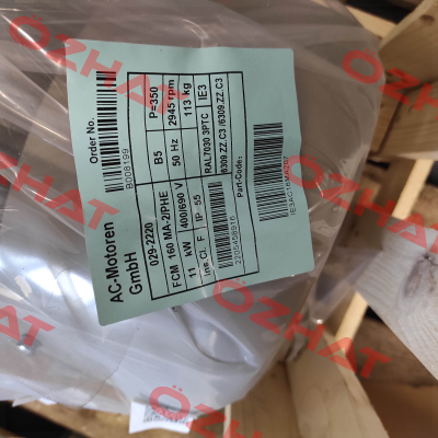 FCM 160 MA-2 B5 / PHE PTC AC Motoren