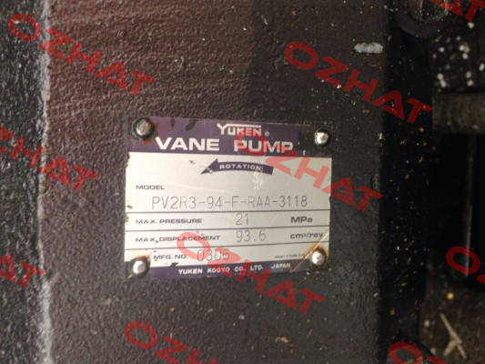 PV2R3-94-F-RAA-3118 EC:84136061  Yuken