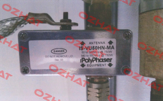 IS-VU50HN-MA obsolette repl by VHF50HN-MA  Polyphaser