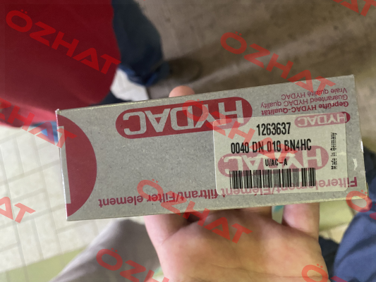 P/N: 1263637, Type: 0040 DN 010 BN4HC Hydac