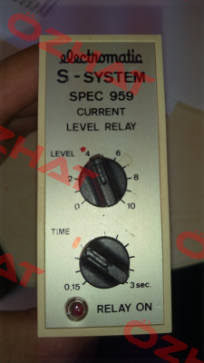 S-System Spec 959 - not available  Carlo Gavazzi