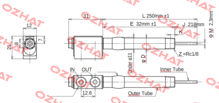 JC-KRM-10-L250-E32-J218-M2.3 Ahresty-tec
