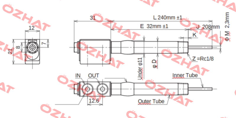 JC-KRM-10-L240-E32-J208-M2.3 Ahresty-tec