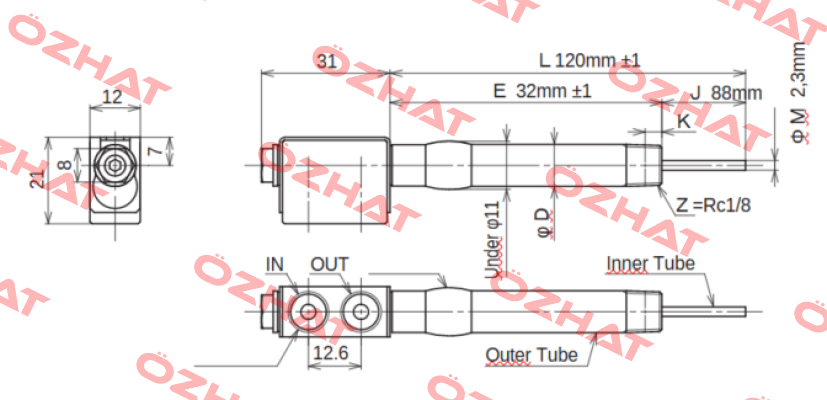JC-KRM-10-L120-E32-J88-M2.3 Ahresty-tec