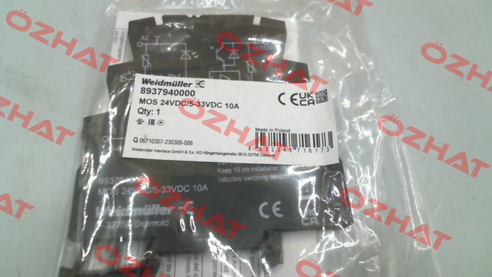 8937940000 / MOS 24VDC/5-33VDC 10A Weidmüller