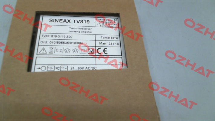 SINEAX TV819 / 819-311 Camille Bauer