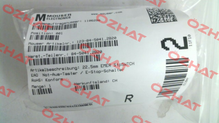 84-5041.2B20 Eao