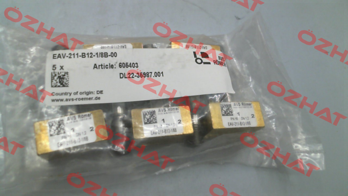 605403 // EAV-211-B12-1/8B-00 Avs Römer