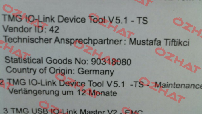 V5.1 -TS – Maintenance TMG