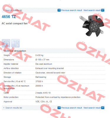4656TZ EBM Papst