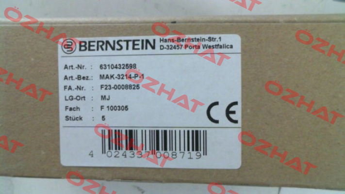 MAK-3214-P-1 / 6310432598 Bernstein