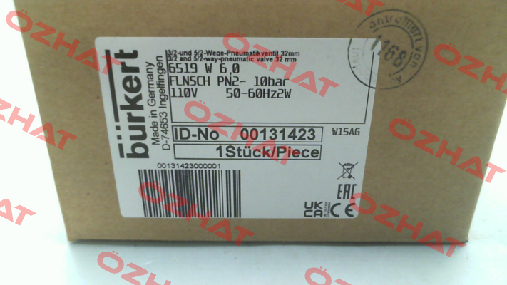 Type 6519,  Code : 00131423 Burkert
