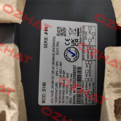 P/N: S4C000509, Type: J4C-S140 F07/F10 22mm J+J Automation
