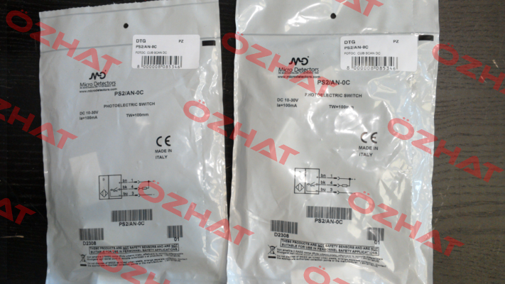 PS2/AN-0C Micro Detectors / Diell (now Datasensing)