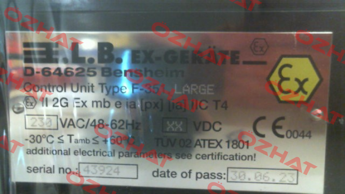 F-351.LARGE/230/1110 E.L.B Ex Gerate