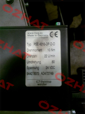 PSE4210-DP-D-O  Halstrup Walcher