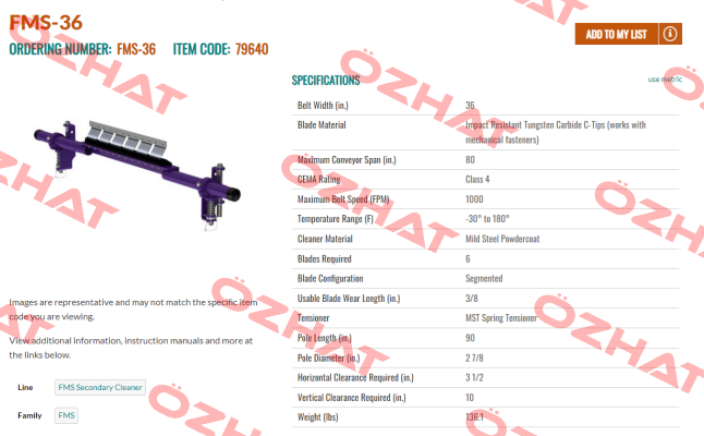 FMS-36 Flexco