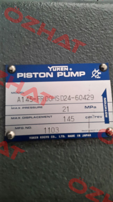 A1 45-FR00HS D24-60429  Yuken