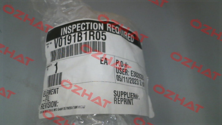 V0191B1R05ELEMENT Vickers (Eaton)