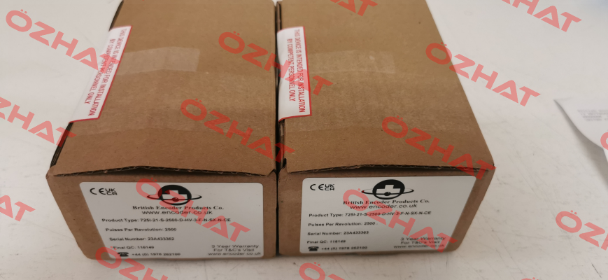 725I-21-S-2500-D-HV-3-F-N-SX-N-CE Encoder Products Co
