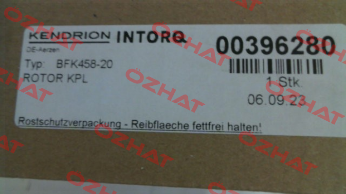 00396280 / Typ INTORQ BFK458 Kendrion
