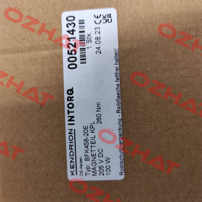00521430 /  KPL BFK458-20E 205V 260NM Kendrion