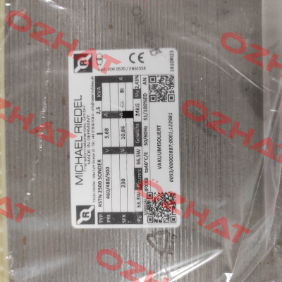 0053/00002887 / RSTN2500 Sonder 2,5kVA Michael Riedel Transformatorenbau
