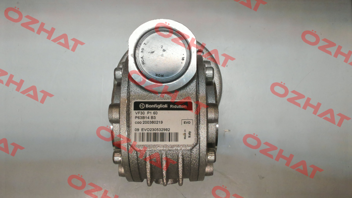 VF 30 P1 60 P63 B14 B3 Hw=14mm i=60 Bonfiglioli